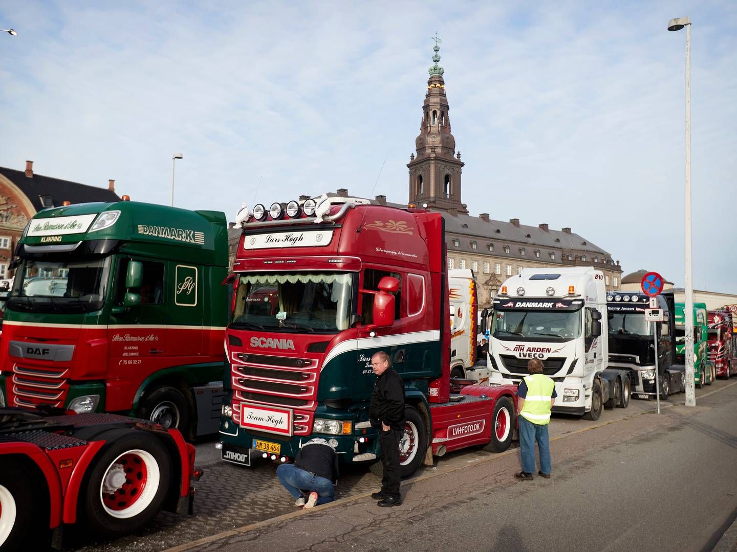 René Spang Jørgensen siger, at hans vognmandsfirma nærmer sig at være lukningstruet. | Foto: Jens Dresling/Ritzau Scanpix
