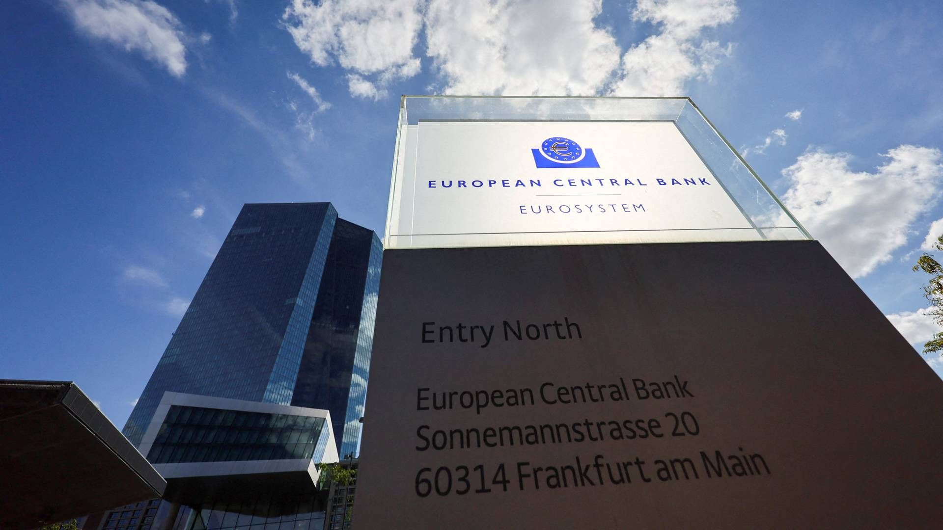 Markedet venter, at Den Europæiske Centralbank vil sænke renten første gang i juni. | Foto: Wolfgang Rattay/Reuters/Ritzau Scanpix