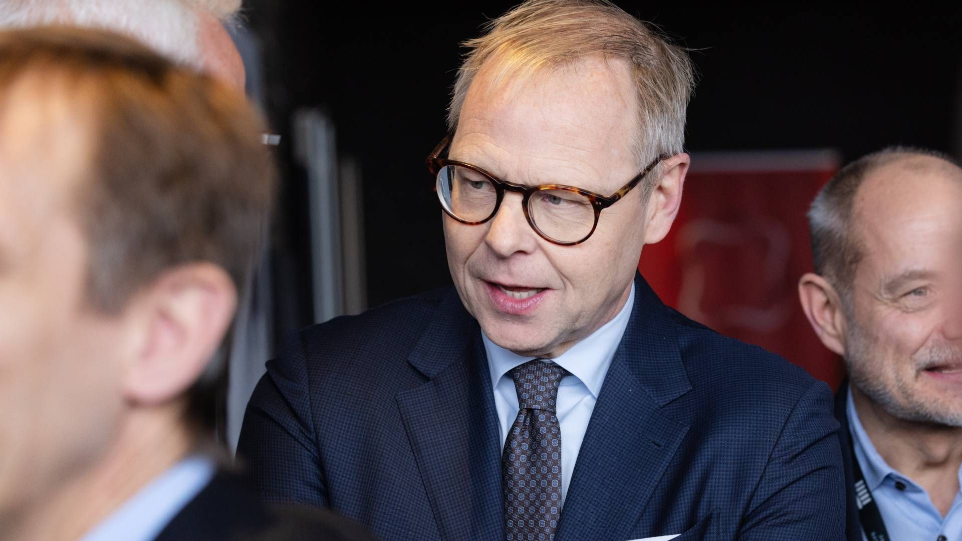 Michael Rasmussen var i 2023 den bedst betalte bankdirektør i Danmark, men det skyldes en ændring af kontraktvilkår. | Foto: Gregers Tycho/ERH