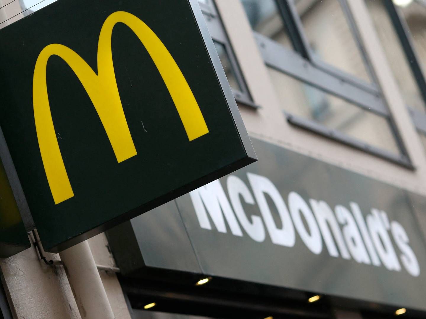 McDonald's rapporterede en lavere salgsvækst i første kvartal end forventet. | Foto: Kenzo Tribouillard