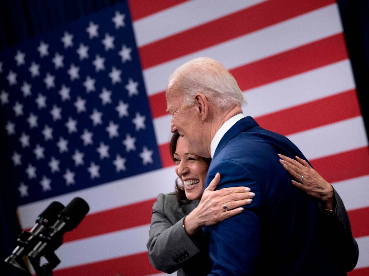 Præsident Joe Biden og vicepræsident Kamala Harris vil med tiltaget sikre, at kunstig intelligens ikke truer amerikanerne. | Photo: Brendan Smialowski