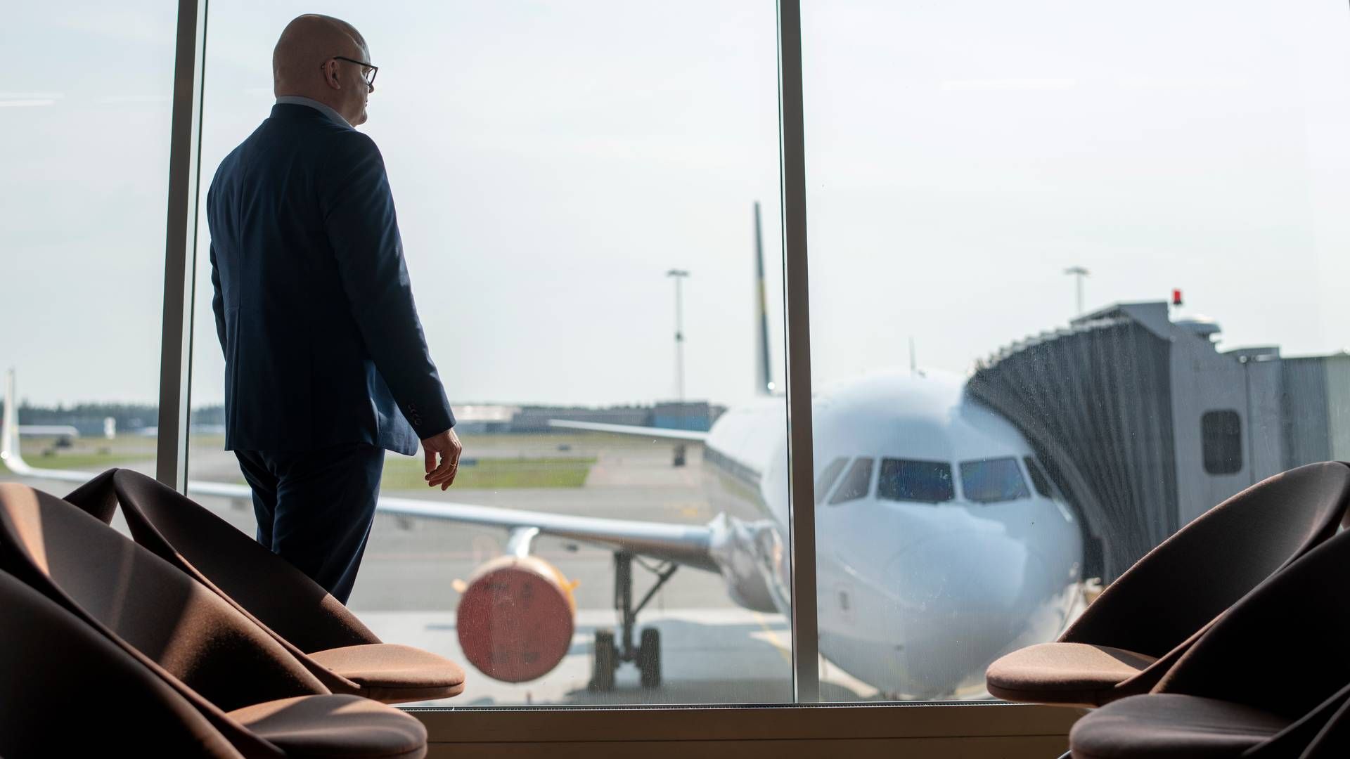 Jan Hessellund, adm. direktør i Billund Lufthavn | Foto: Joachim Ladefoged/Ritzau Scanpix