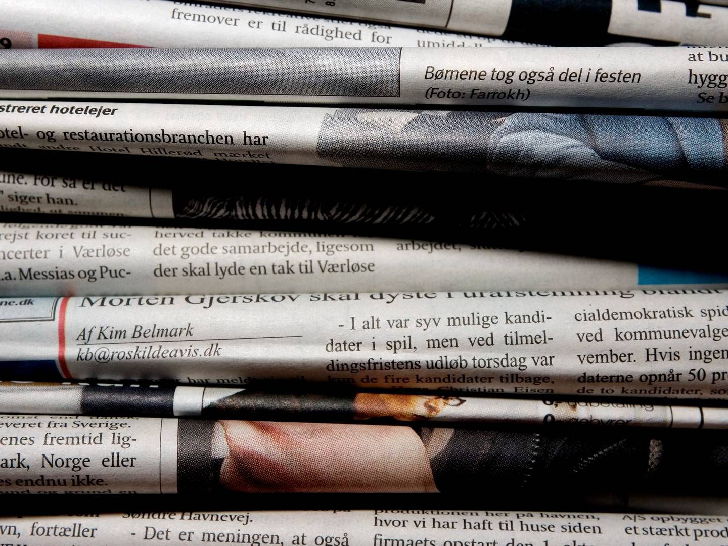 I 2023 landede det samlede annoncesalg til dagblade på print på godt 433 mio. kr. | Foto: Thomas Borberg/Politiken/Ritzau Scanpix