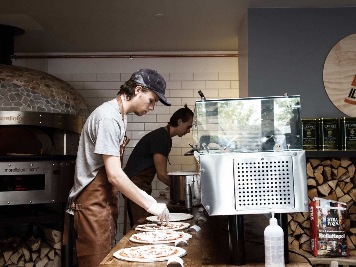 Ved åbningen af pizzakæden Ild Pizza i 2019 var der masser af medvind, men nu forhandles der om at holde liv i kæden efter konkurs. | Foto: Morten Lau-Nielsen/Ritzau Scanpix