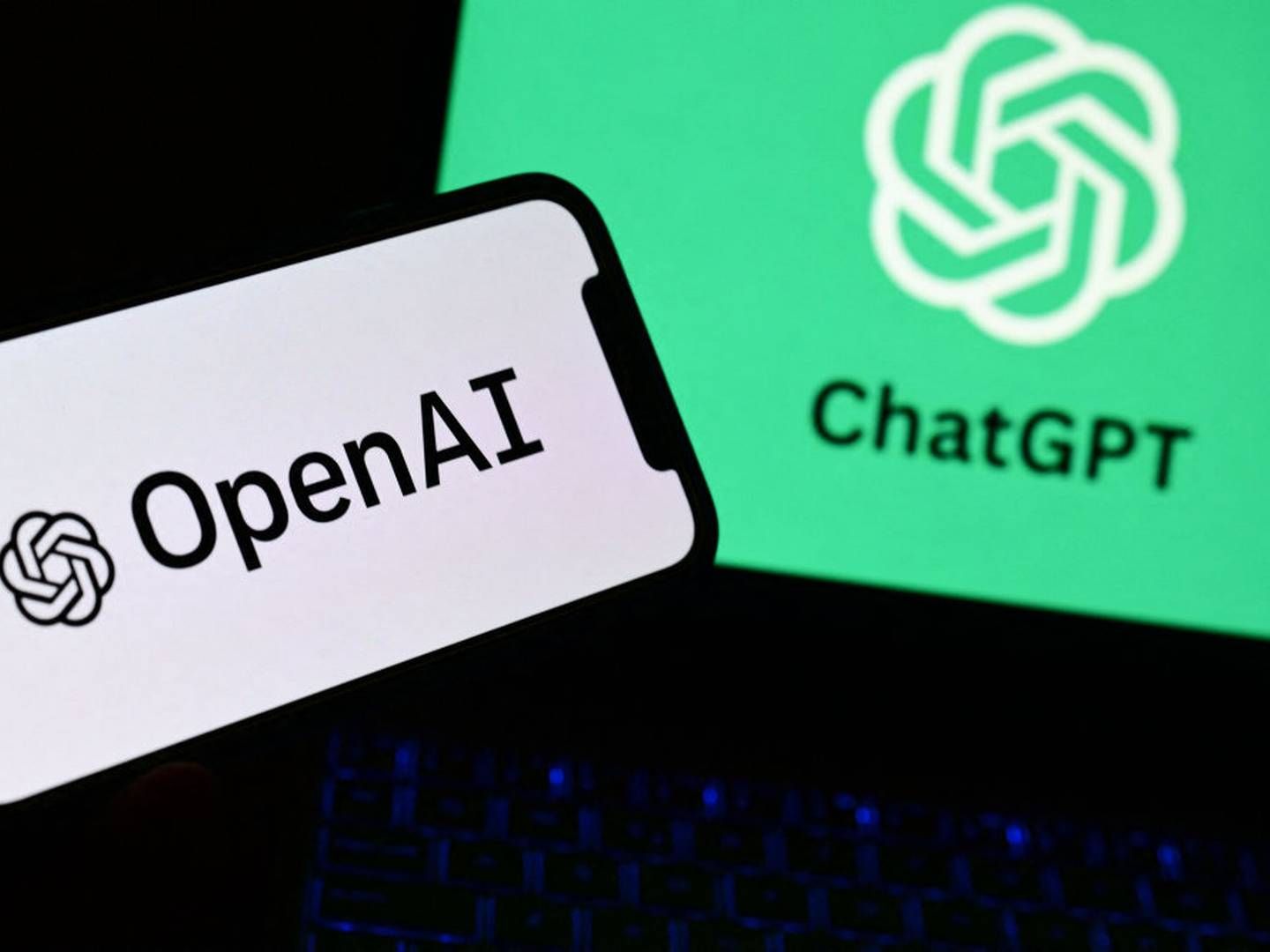 OpenAI er selskabet bag chatbotten ChatGPT, som tog verden med storm under lanceringen i november 2022. ChatGPT er en kunstig intelligens specialiseret i dialog. (Arkivfoto). | Foto: Marco Bertorello/Ritzau Scanpix
