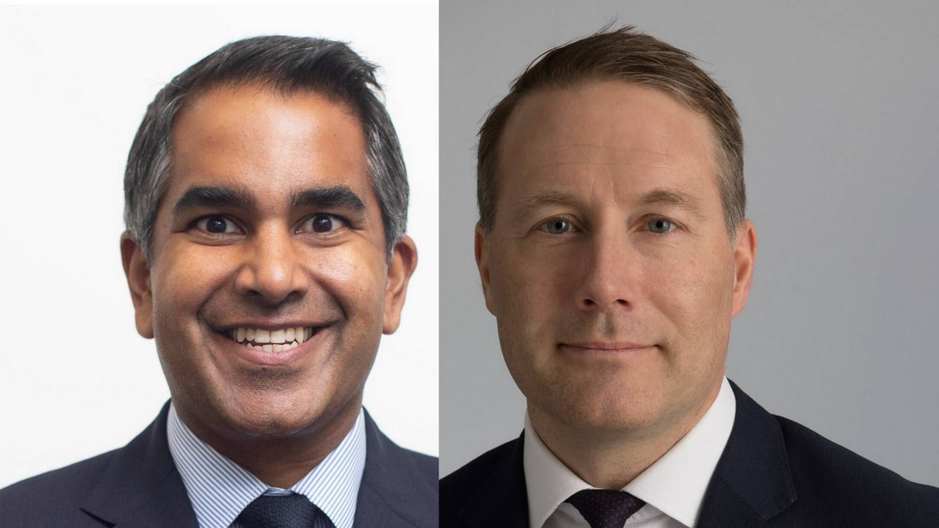 Stefan Behring Head of Nordics at Invesco (right) and senior client portfolio manager of Invesco’s private credit platform, Raman Rajagopal. | Photo: PR/Invesco
