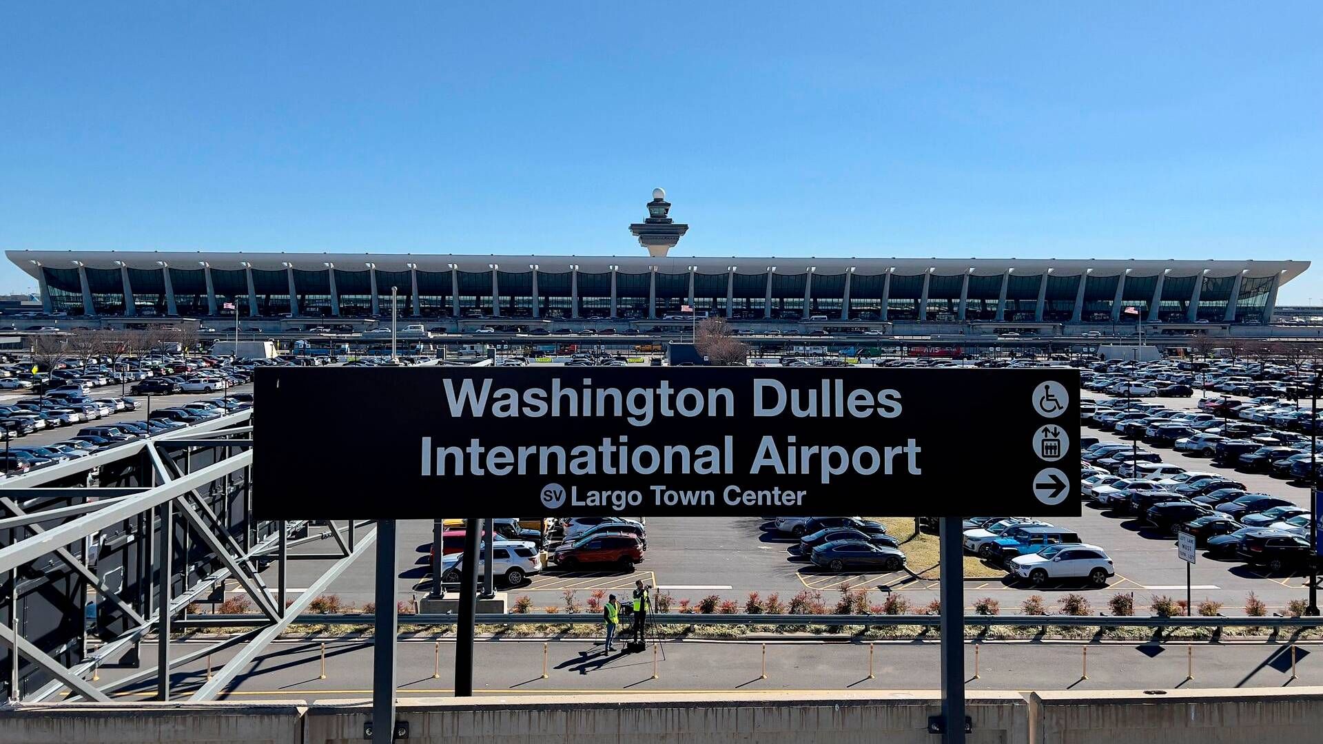 Washington Dulles International Airport er opkaldt efter John Foster Dulles, amerikansk udenrigsminister under Dwight D. Eisenhower. | Foto: Daniel Slim/AFP/Ritzau Scanpix