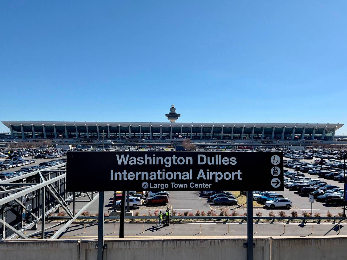 Washington Dulles International Airport er opkaldt efter John Foster Dulles, amerikansk udenrigsminister under Dwight D. Eisenhower. | Foto: Daniel Slim/AFP/Ritzau Scanpix