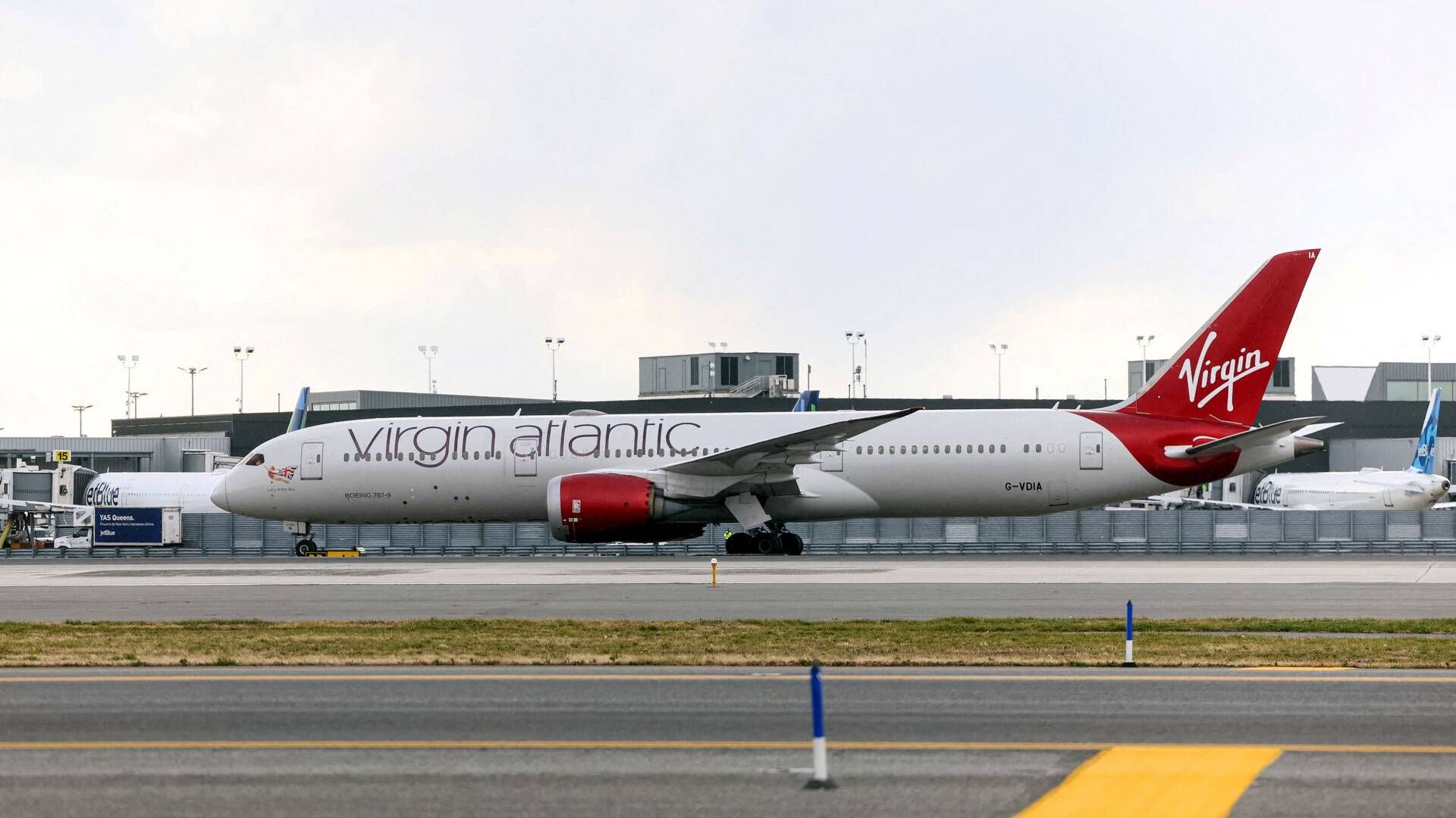 Virgin Atlantic betaler stadig af på den gæld, som selskabet stiftede under coronapandemien. | Foto: Brendan Mcdermid/Reuters/Ritzau Scanpix
