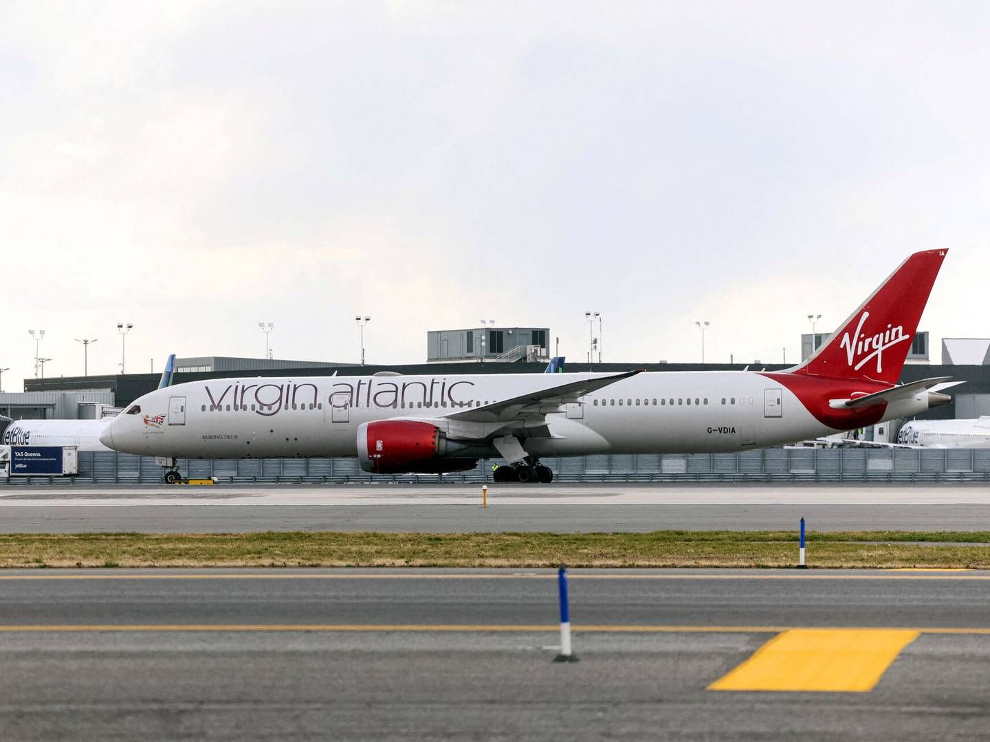 Virgin Atlantic betaler stadig af på den gæld, som selskabet stiftede under coronapandemien. | Foto: Brendan Mcdermid/Reuters/Ritzau Scanpix