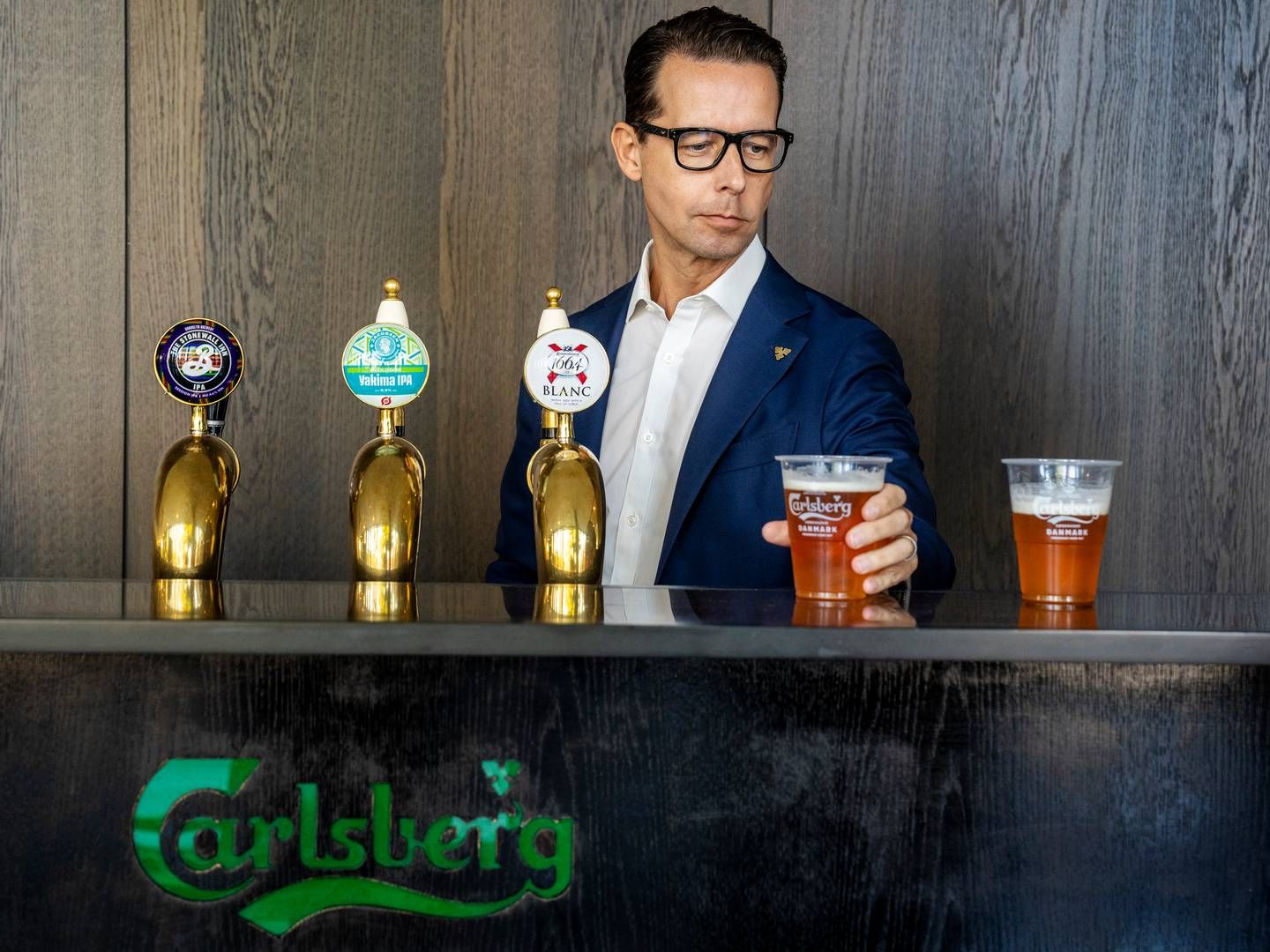Jacob Aarup-Andersen, adm. direktør i Carlsberg, forventes at præsentere Carlsbergs resultater fra årets første tre måneder 30. april. Ifølge analytikere bliver resultatet solidt. | Foto: Stine Bidstrup