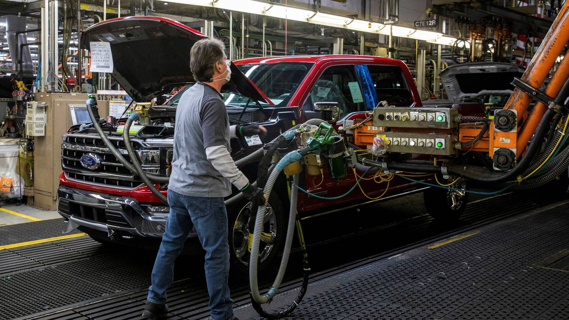 Fords udskydning af ny elbil sker midt i en periode, hvor det amerikanske elbilmarked er under pres. | Foto: Rebecca Cook/Reuters/Ritzau Scanpix