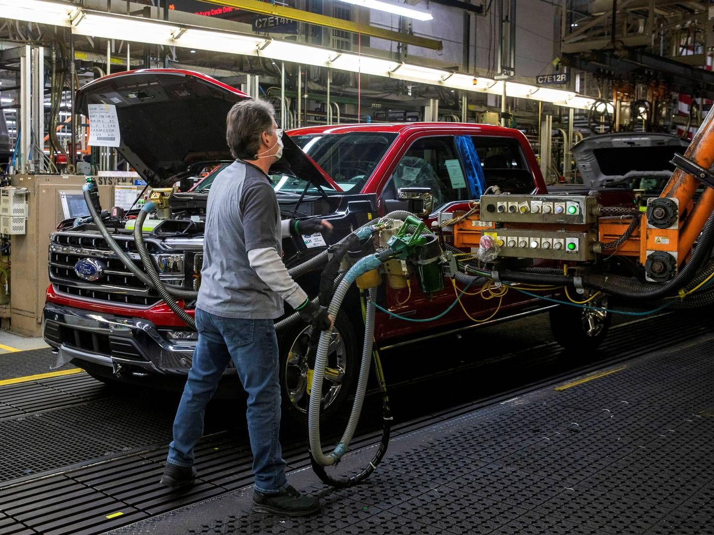 Fords udskydning af ny elbil sker midt i en periode, hvor det amerikanske elbilmarked er under pres. | Foto: Rebecca Cook/Reuters/Ritzau Scanpix