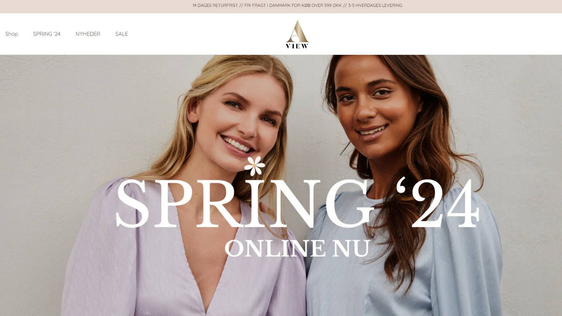 A-View blev stiftet af Jakob Bording i 2019, og selskabet sælger i dag sine kollektioner i Danmark og udlandet via eksempelvis Magasin, Boozt, About You og egen webshop. | Foto: Udklip af A-view.dk