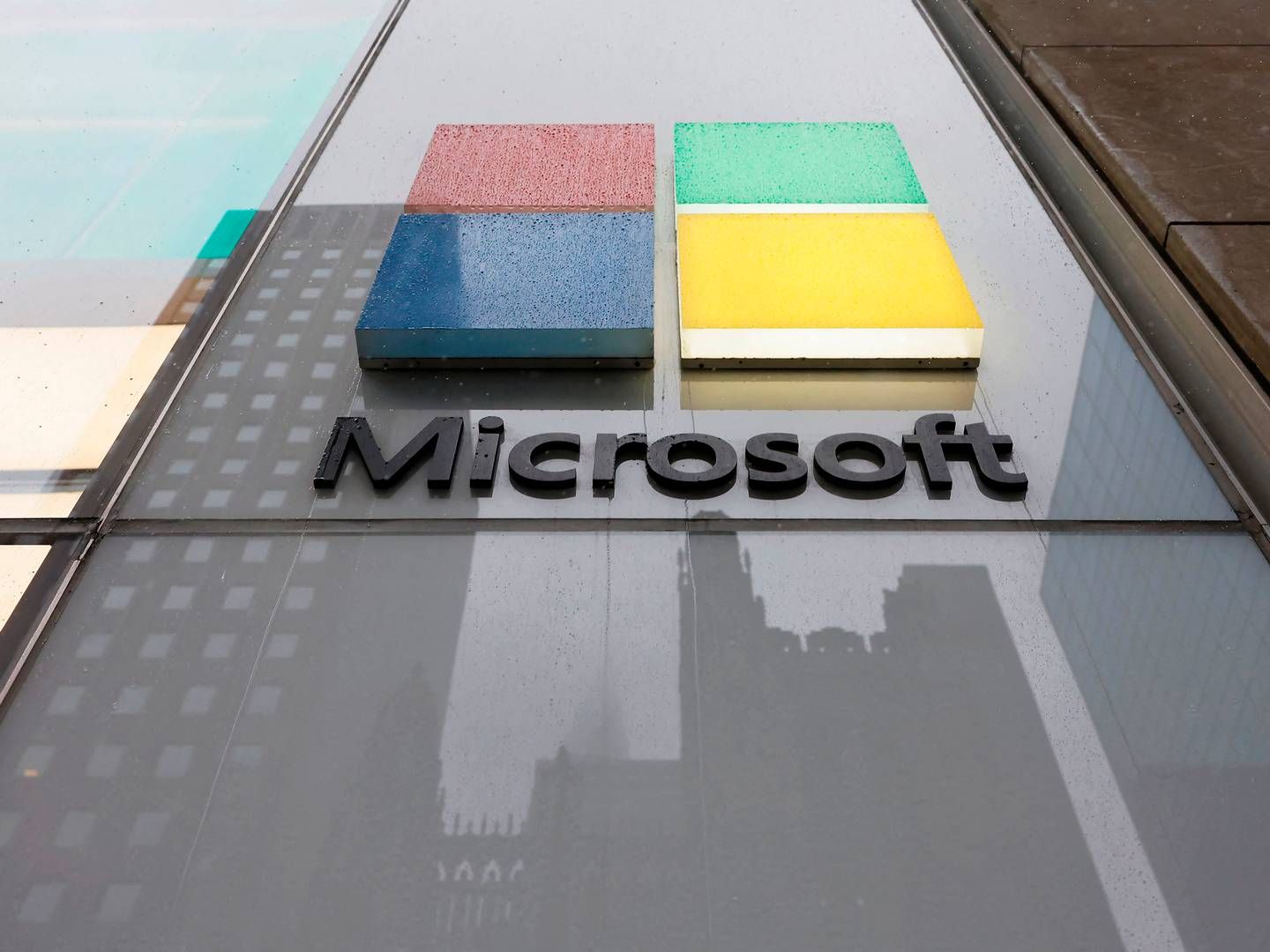 Det er softwarekæmpen Microsoft, som relativt set løfter mest af alle i markedet med en fremgang på 1,8 pct. | Foto: Michael M. Santiago