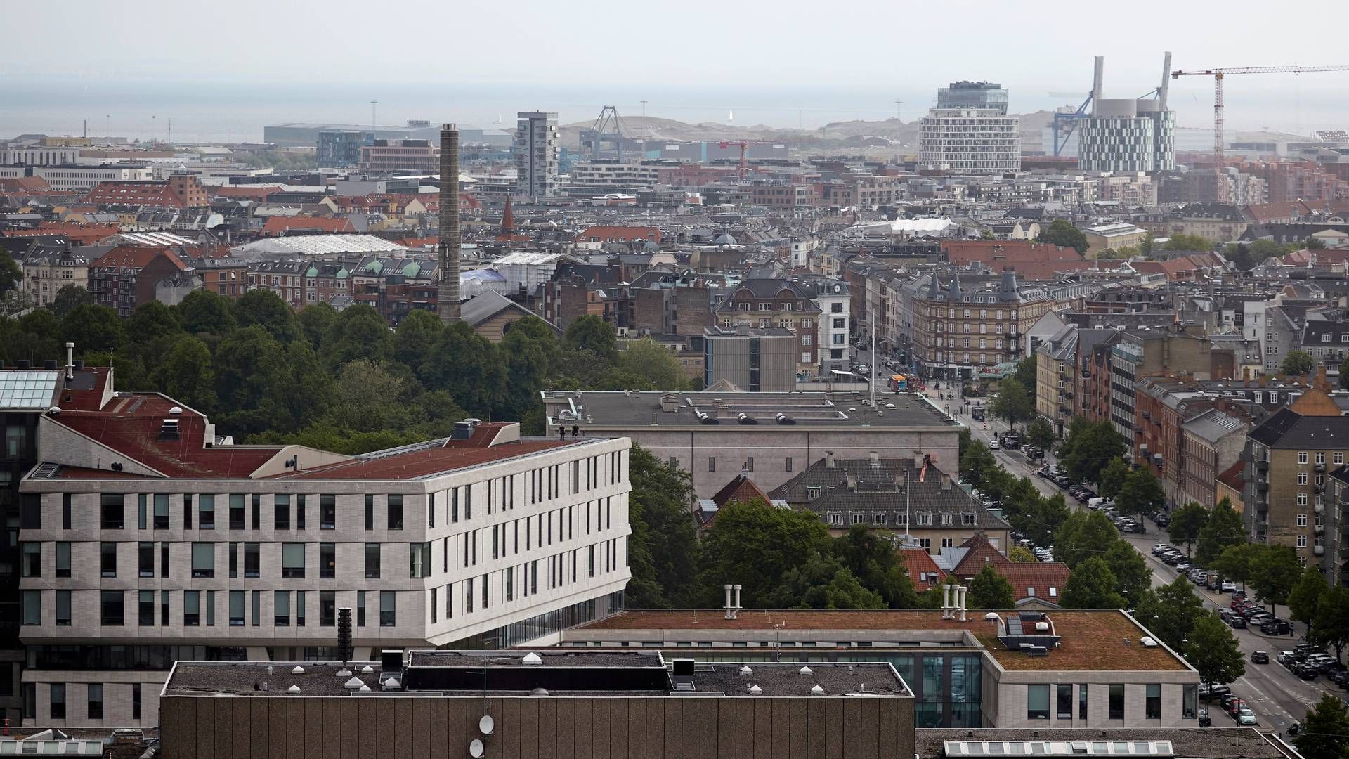 Udsigt over København-bydelene Østerbro og Nordhavnen. På førstnævnte holder det danske softwareselskab Eivee til. Selskabet har netop offentliggjort Thomas Zeihlund som ny adm. direktør. Han opsagde for nyligt sin stilling i Aarhus-baserede Whiteaway for at kunne bruge mere tid med familien, der bor i Hillerød | Foto: Jens Dresling