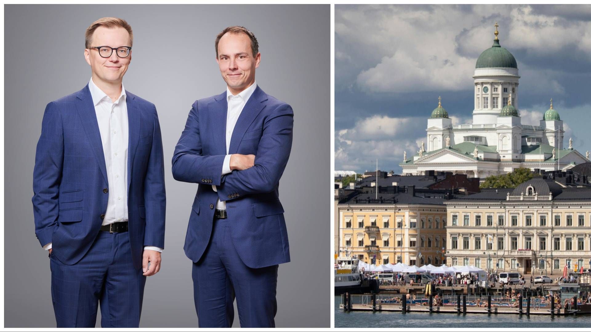 Helsinki-based portfolio managers of Schroders’ two Nordic equity funds Jan Brännback (l.) and Janne Lähdesmäki (r.). | Photo: PR Schroders (l.) and Pexels: Antti Kulmanen.