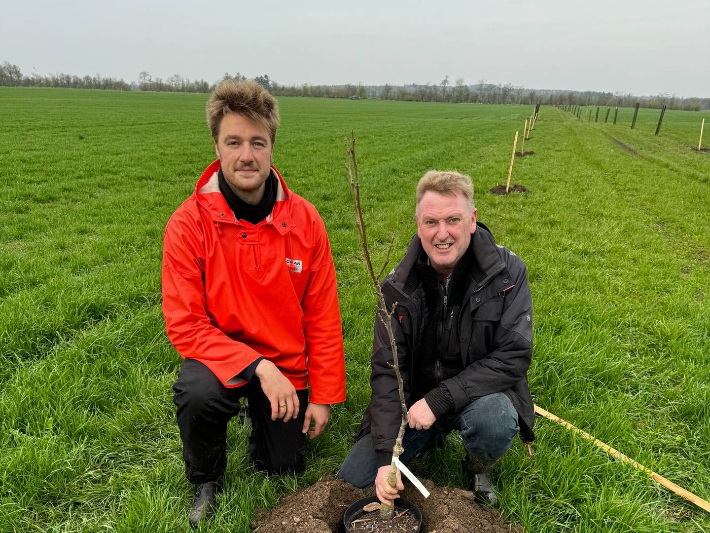 August Søndergård, Øm Klostergård, sammen med Svend Brodersen, Gram Slot. | Foto: Pressefoto.