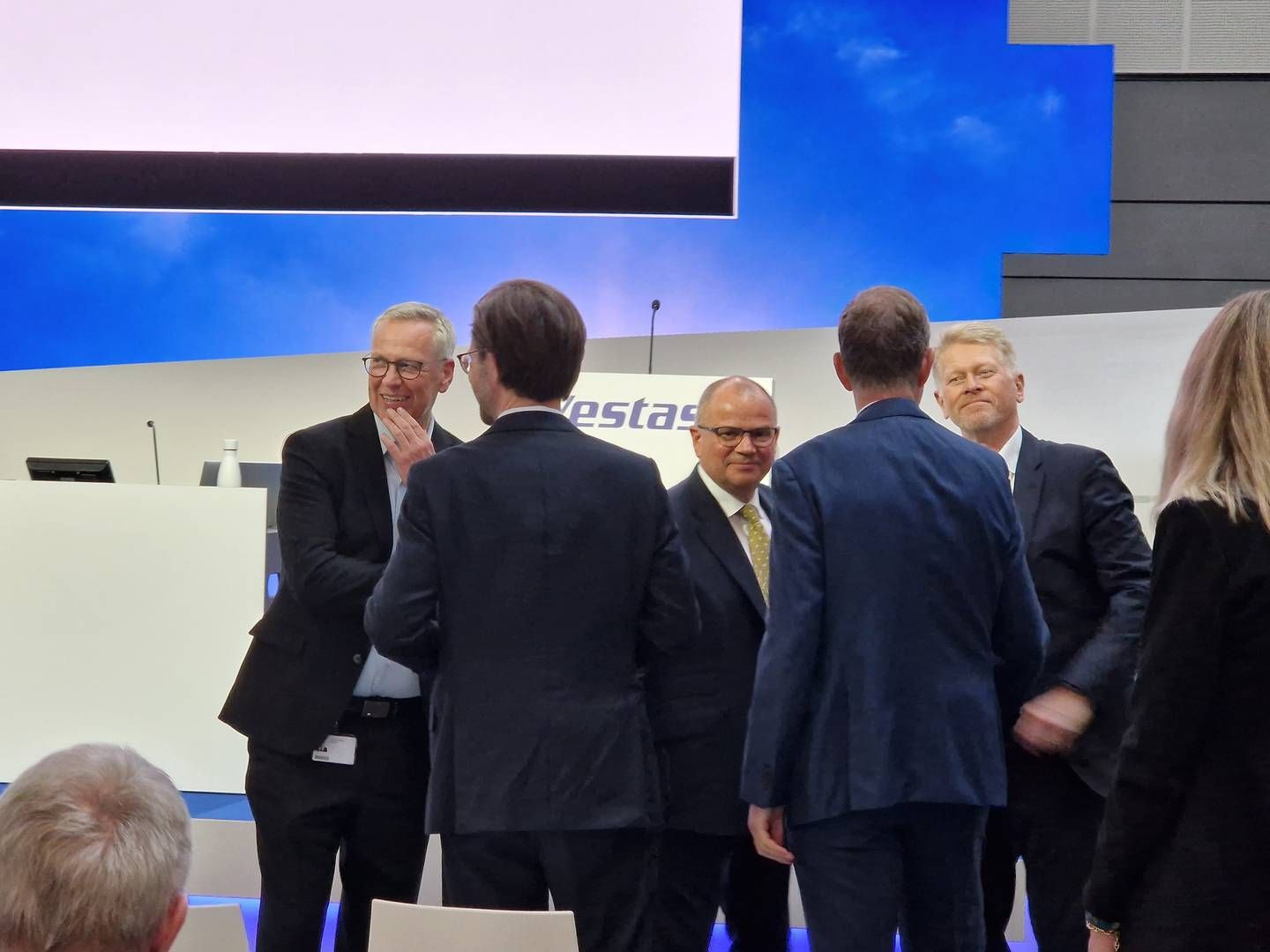 Vestas topchef Henrik Andersen (i midten) | Foto: Watch Medier/jakob Skouboe