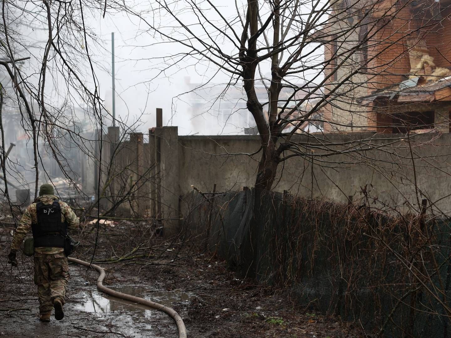 En ukrainsk soldat i Odesa i mars. | Foto: Arkivfoto: Victor Sajenko / AP / NTB