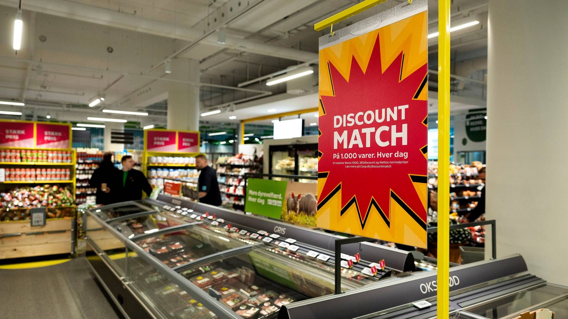 Selv om detailhandlen generelt oplevede et fald i 2023, var der fremgang i de danske supermarkeder, der oplevede en omsætningsvækst på hele 13 pct. | Foto: Finn Frandsen/Ritzau Scanpix