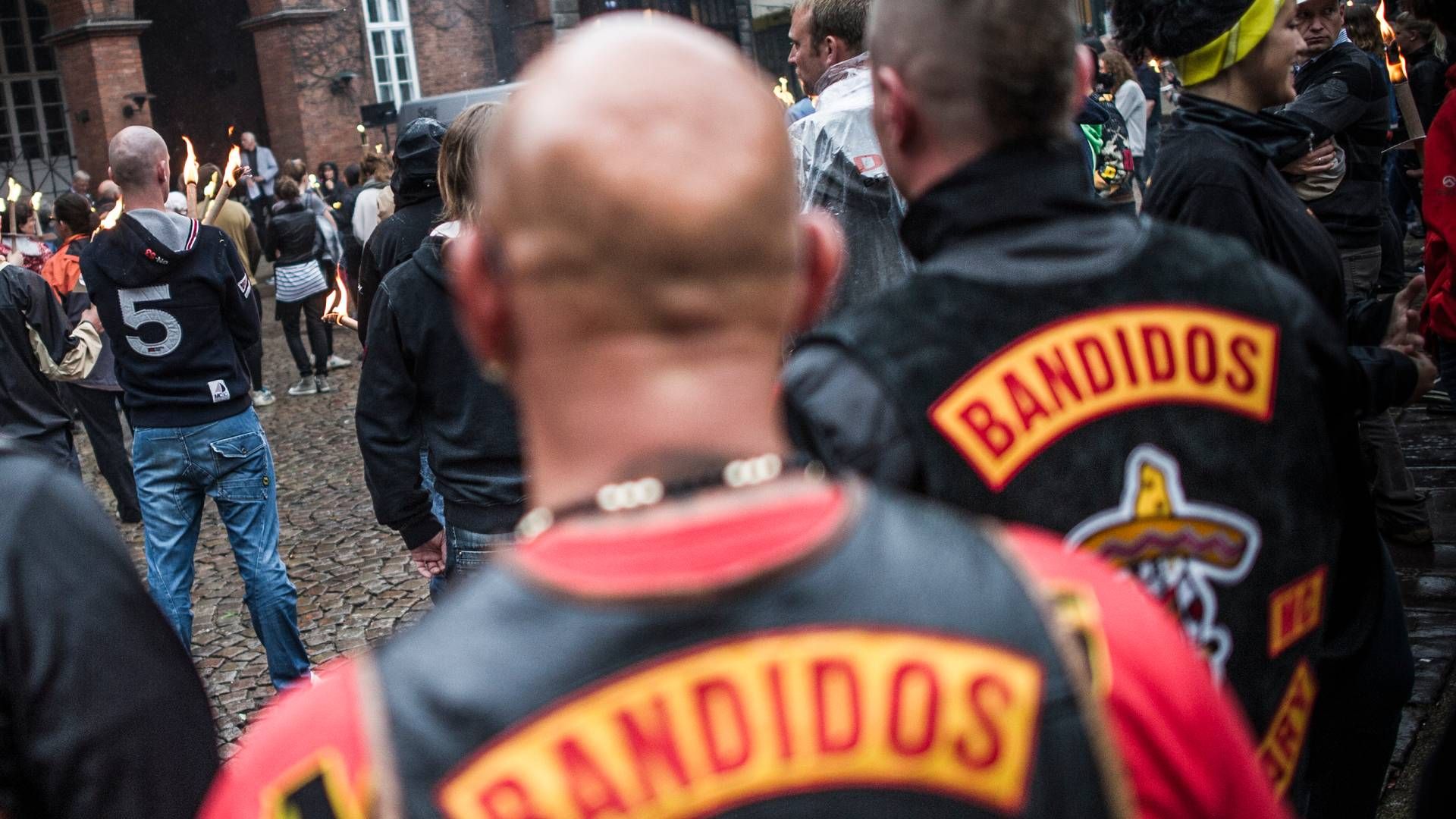 Myndighederne indleder en sag ved domstolene om at forbyde rockergruppen Bandidos. | Foto: Hansen Michael