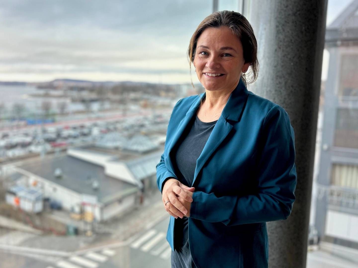 STØRST I ØST: Klara Lise Aasen er ny konsernsjef i Sparebank 1 Østlandet. Nå vil hun gjøre banken til Østlandets største. | Foto: Trym Isaksen