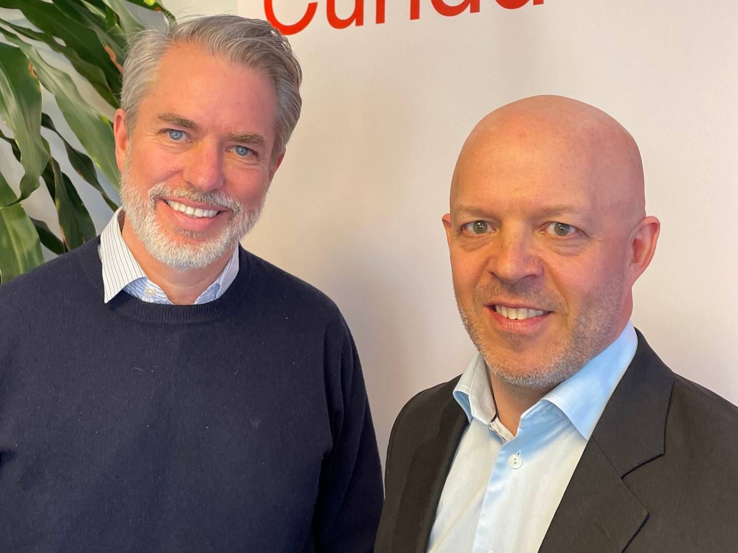 NYE PENGER OG NY DIREKTØR: Anders Larsson (t.h), COO i Curida, blir selskapets nye direktør etter Ole J. Dahlberg. | Foto: Curida