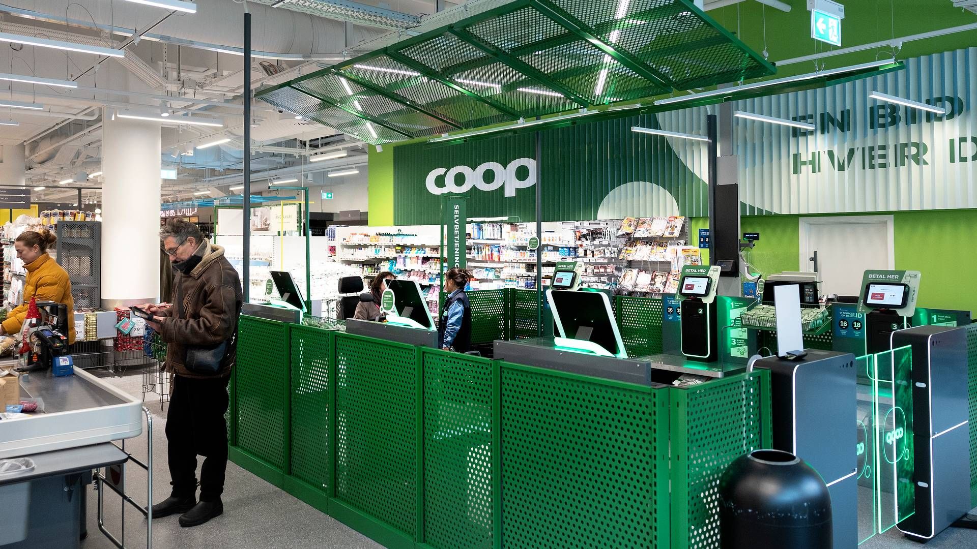 Den nye Coop-kæde har i de seneste måneder forsøgt med flere testbutikker. Nu droppes kæden helt. | Foto: Finn Frandsen/Ritzau Scanpix.