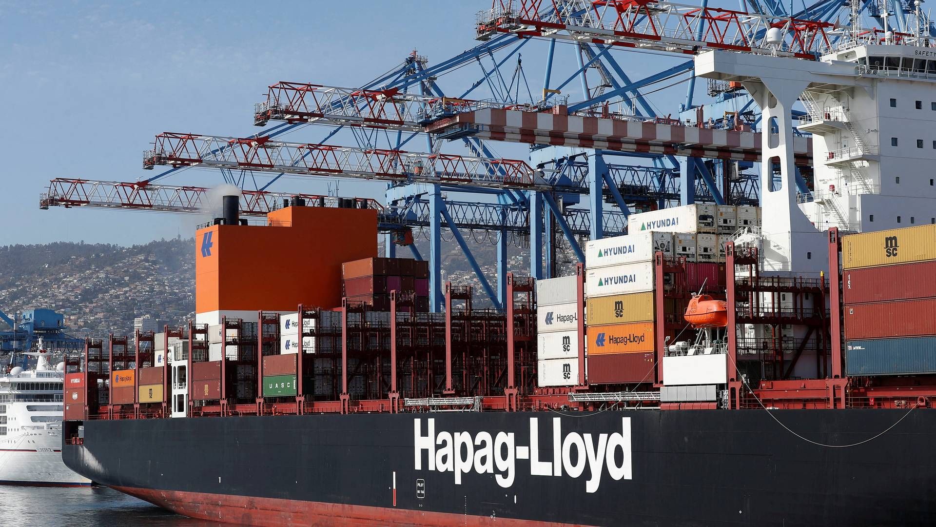 Rederi- og terminaldrift skal udgøre kernen i Hapag-Lloyds forretning frem til 2030 ifølge det tyske rederis nye strategi. | Foto: Rodrigo Garrido/Reuters/Ritzau Scanpix