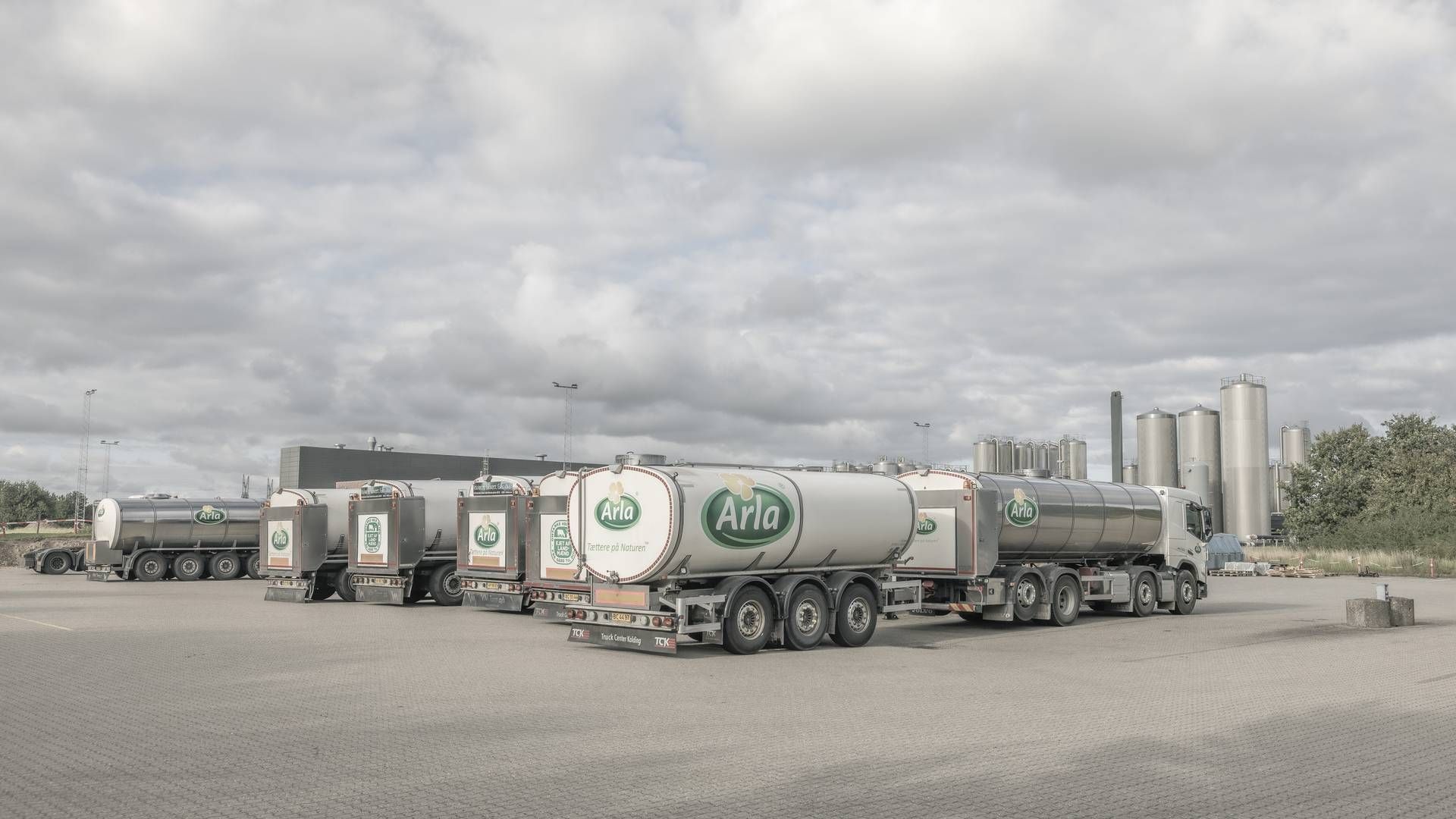 Produktionen kører hos Arla trods strejke. | Foto: Nichlas Pollier/Ritzau Scanpix