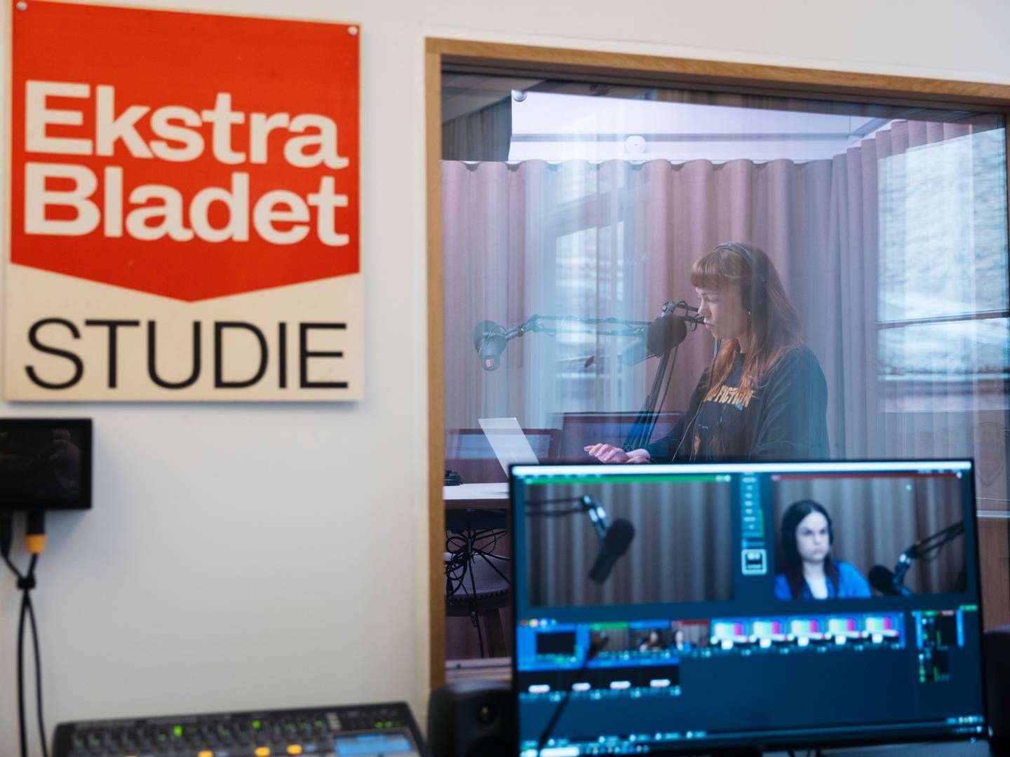 Hver tredje nye Ekstra Bladet+-abonnent købte sit abonnement kort efter at have besøgt en podcast hos Ekstra Bladet, fortæller Maria Lützen. | Foto: Axel Emil Hammerbo