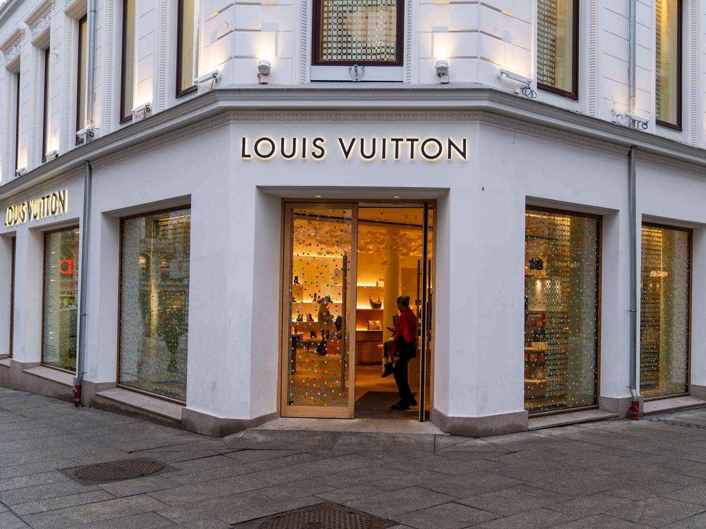 Louis Vuitton-butikken i Oslo sentrum. | Foto: Ludvig Heiberg Larsen / NTB