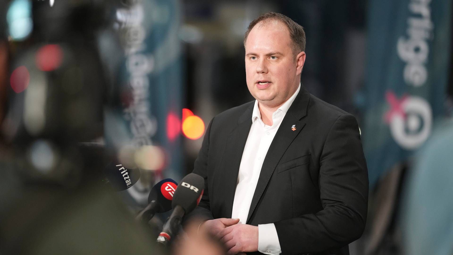 Martin Henriksen er valgt til formand for Nye Borgerlige på partiets ekstraordinære årsmøde. | Foto: Claus Fisker