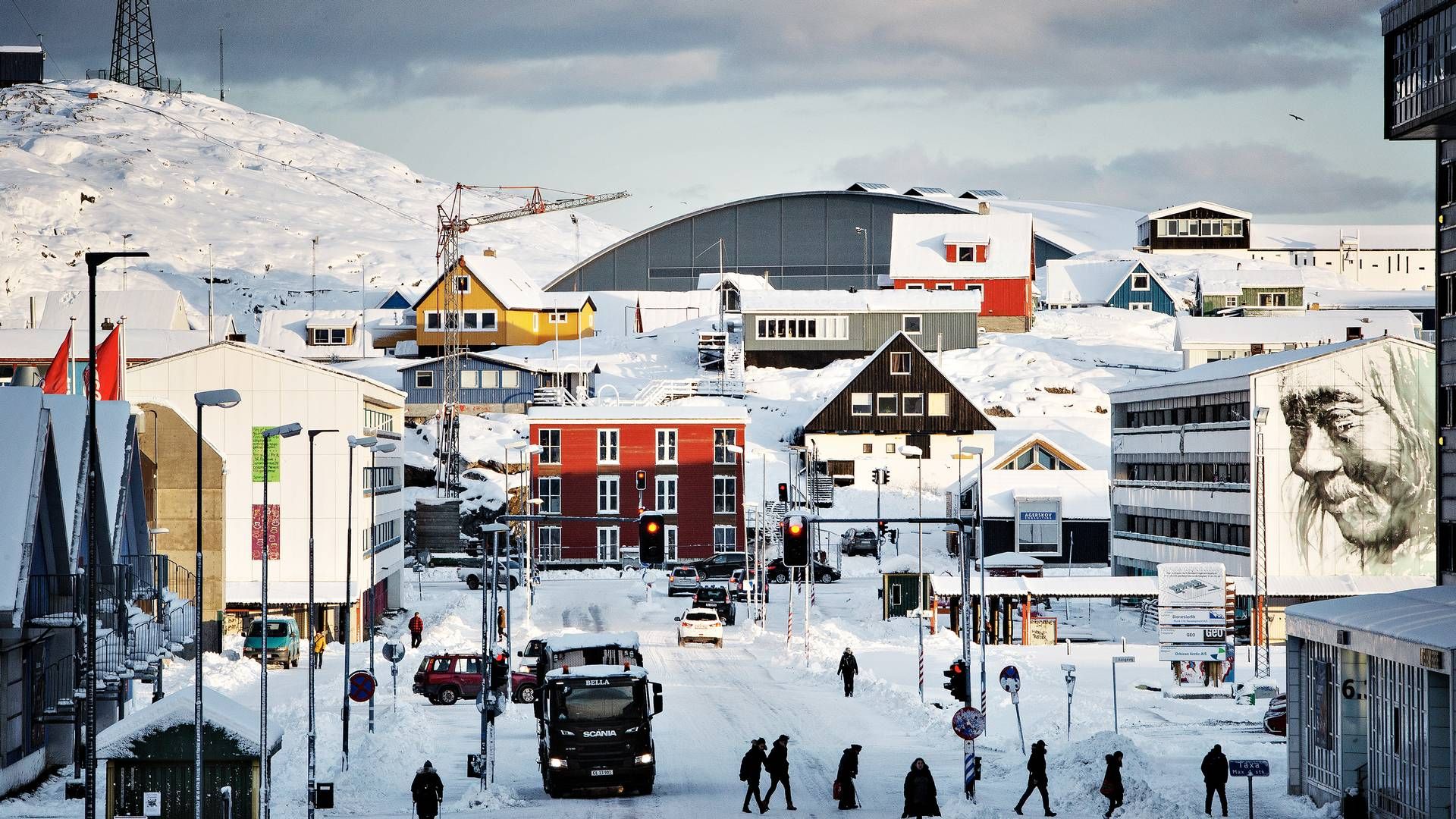 Med butikker fra Qaqortoq til Nuuk (på billedet), Maniitsoq, Sisimiut, Aasiaat og Ilulissat når Pisiffik-koncernen ud til to tredjedele af den grønlandske befolkning. | Foto: Martin Lehmann