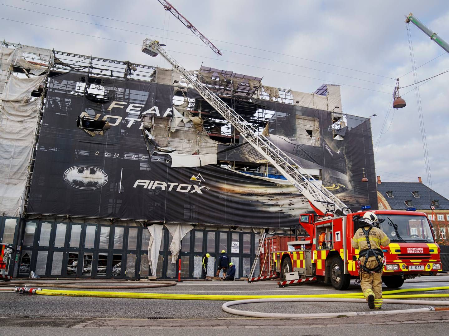 Airtox-direktør Henrik Wiingaard-Madsen har sagt til Ekstra Bladet, "at det er rigtig træls," at reklamen bliver set i forbindelse med en tragisk ulykke. | Foto: Liselotte Sabroe
