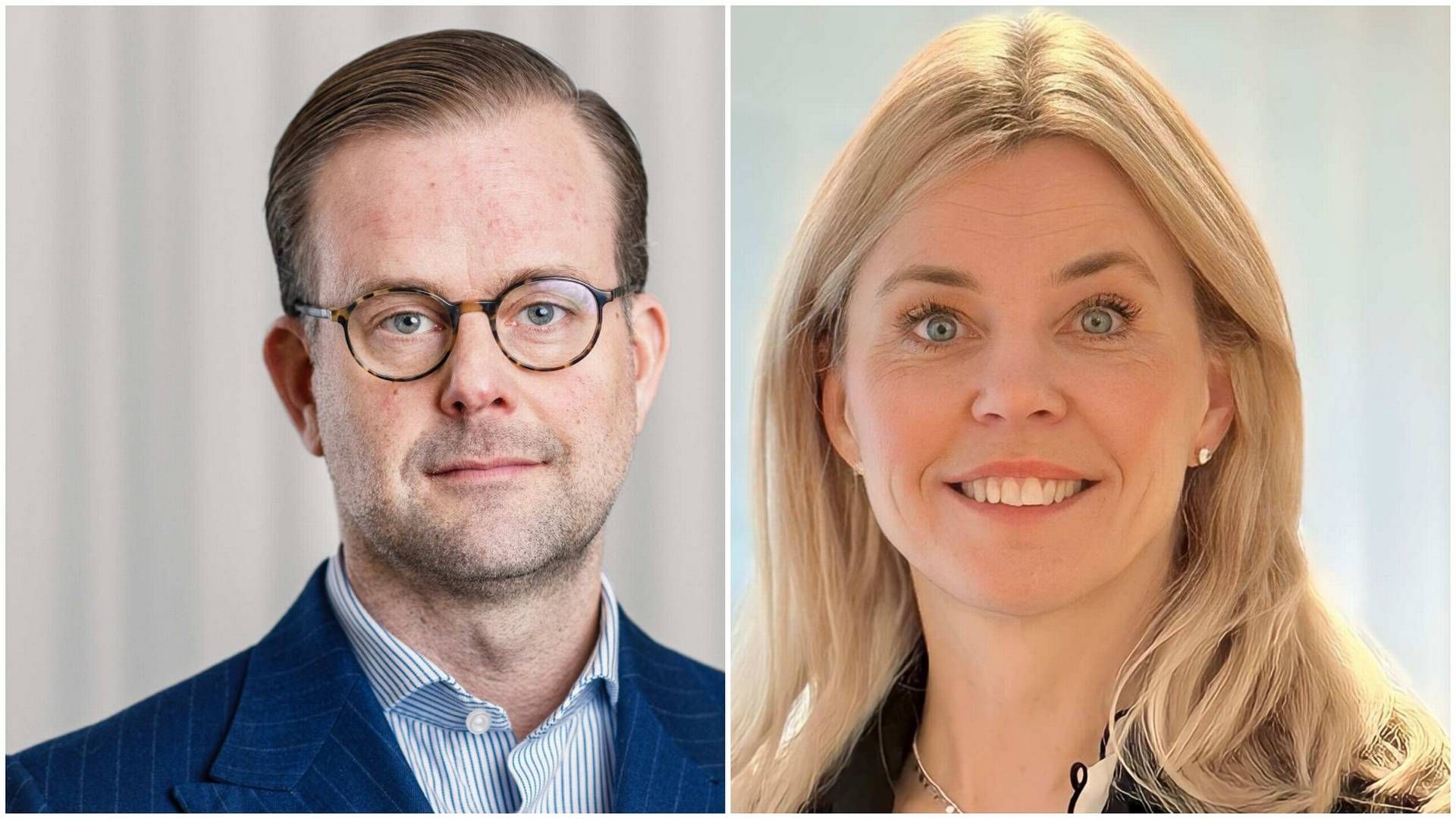 VIL KJØPE I NORGE: Transaksjonsdirektør Jakob Persson og påtroppende administrerende direktør Anna Hallsten i Nordisk Renting | Foto: Nordisk Renting