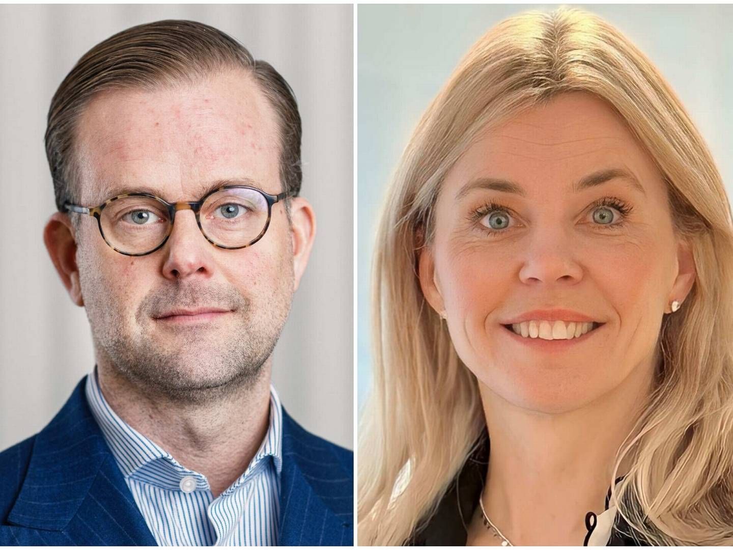 VIL KJØPE I NORGE: Transaksjonsdirektør Jakob Persson og påtroppende administrerende direktør Anna Hallsten i Nordisk Renting | Foto: Nordisk Renting