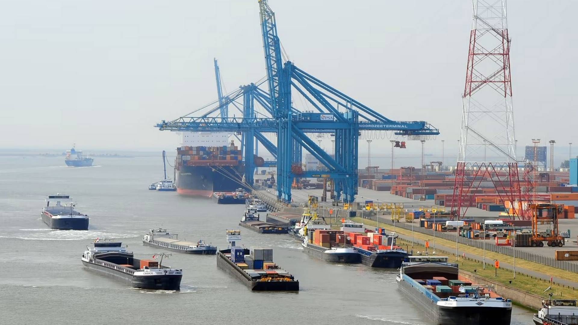 Flere containere passerede gennem havnen i Antwerpen-Brugge i første kvartal end i samme periode øret forinden | Foto: Port of Antwerp-Bruges