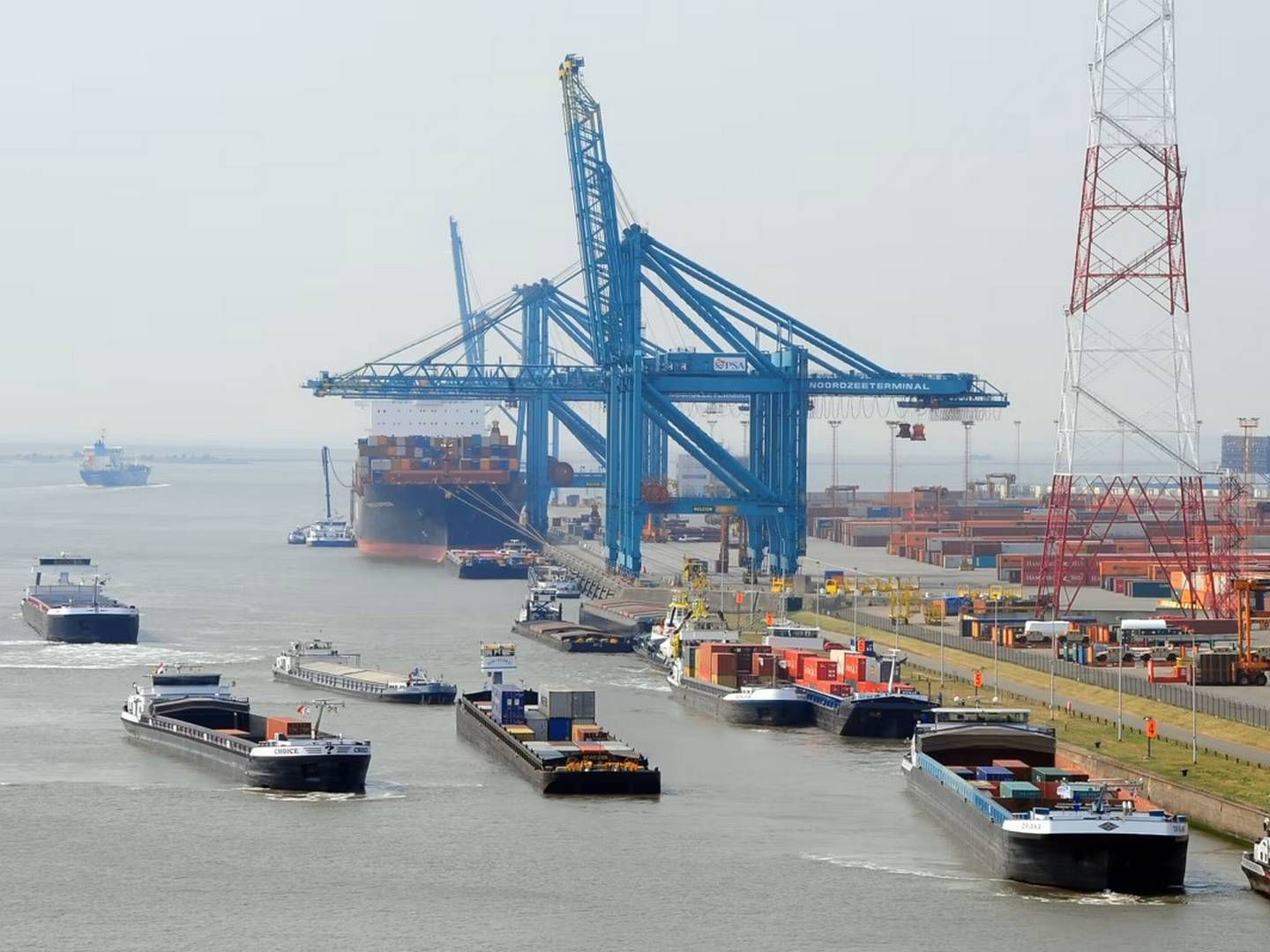 Flere containere passerede gennem havnen i Antwerpen-Brugge i første kvartal end i samme periode øret forinden | Foto: Port of Antwerp-Bruges