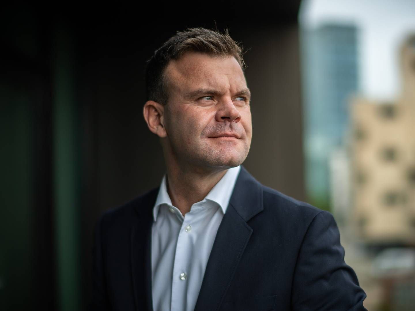 Danske Bank med privatkundechef Mark Wraa-Hansen sænker atter priser på boliglån. | Foto: Benny Kjølhede