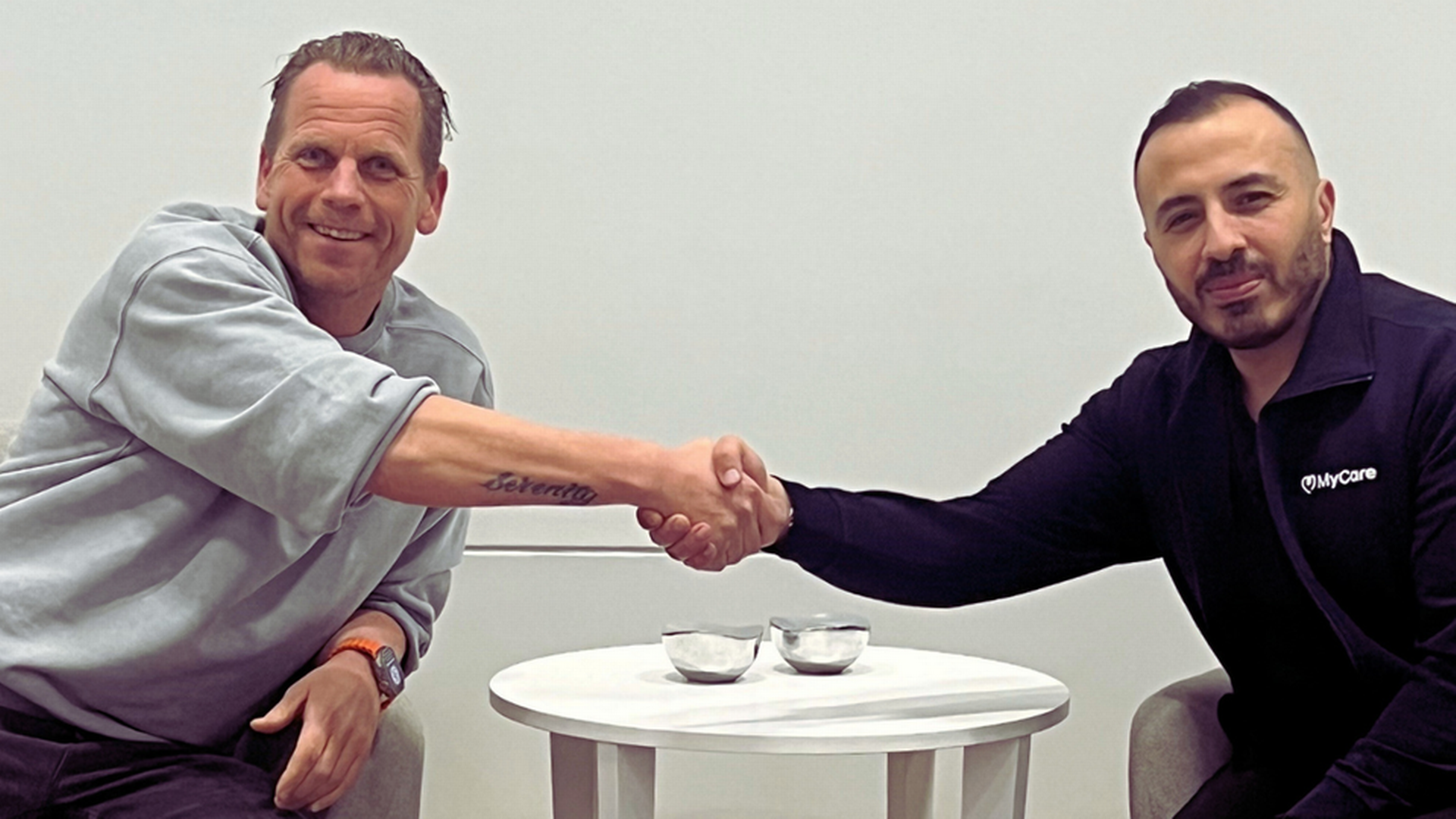 SAMARBEID: Ronny Sandvik Eier og CEO, Goodlife Norge/Kinsarvik Naturkost & Rani Malk VD, Hälsokraft AB / MyCare Nordic AB har inngått en samarbeidsavtale. | Foto: PR
