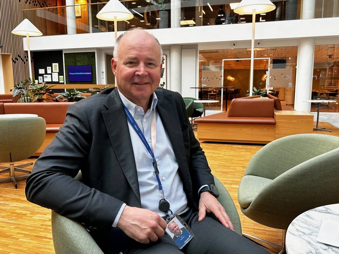 16 PROSENT: Leder for bedriftsmarked i Nordea, Jon Brenden hadde rente på 16 prosent da han kjøpte sin første bolig. | Foto: Trym Isaksen
