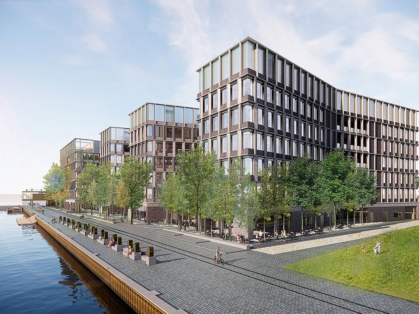 PLH Arkitekter har blandt andet tegnet AP Pension og Nykredits kommende hovedsæder ved Svanemøllen i København. | Foto: PR / PLH Arkitekter
