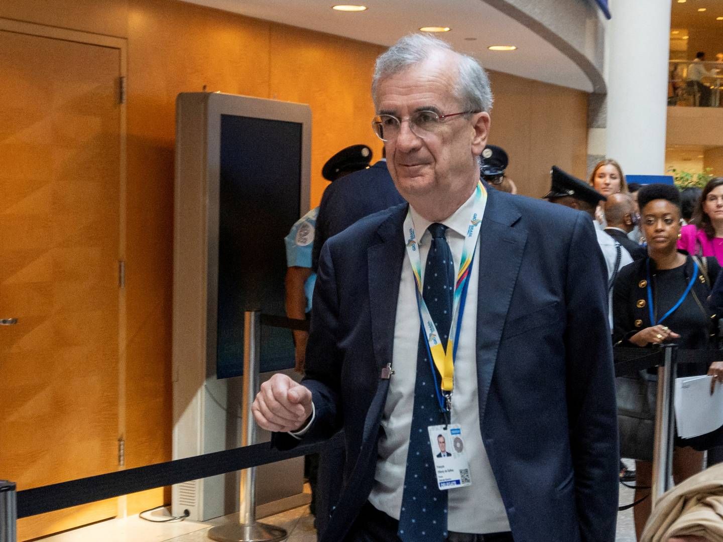 Francois Villeroy de Galhau, styrelsesmedlem i ECB og fransk centralbankchef. | Foto: Ken Cedeno/Reuters/Ritzau Scanpix
