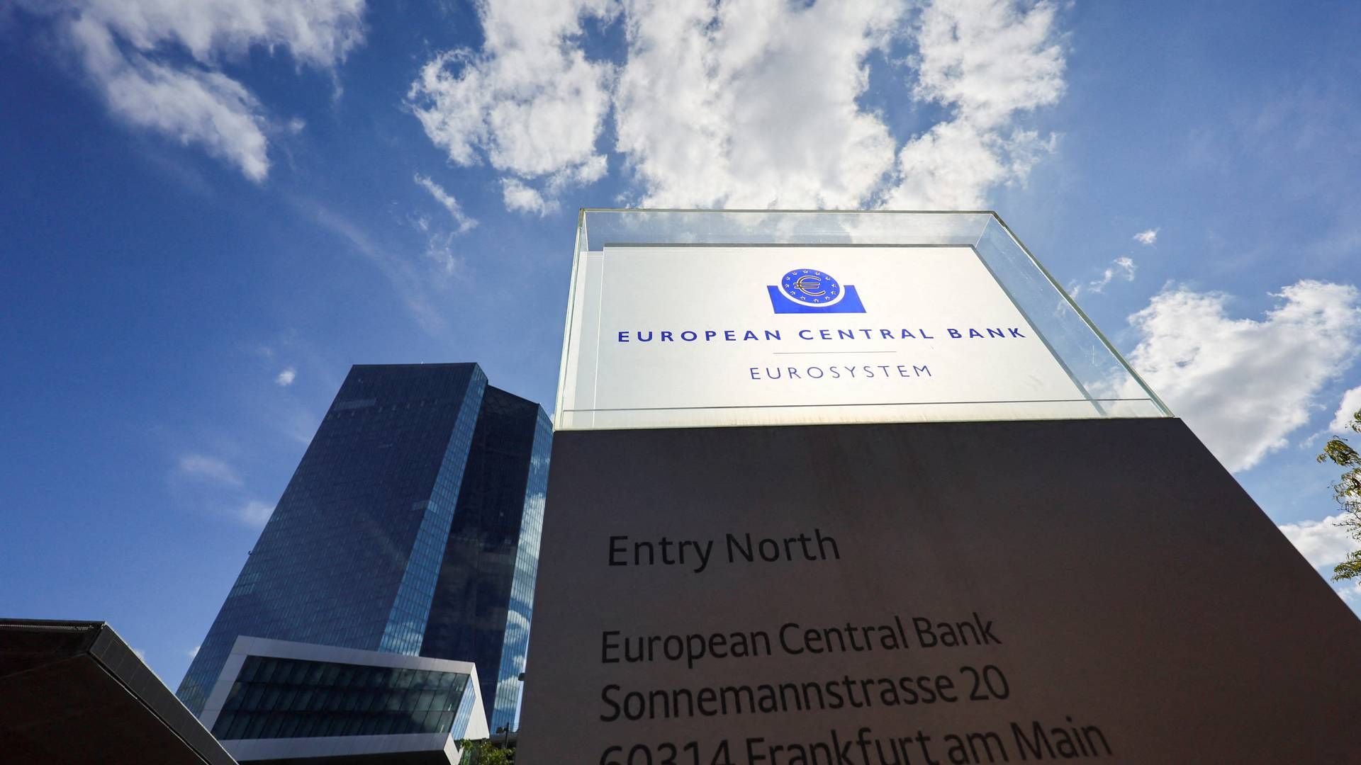 Den Europæiske Centralbanks bygning i Frankfurt. | Foto: Wolfgang Rattay