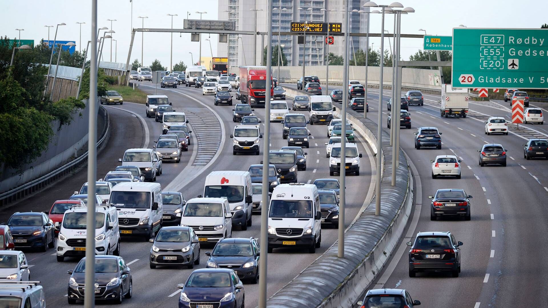 Antallet af støjramte boliger i området stiger, i takt med at der kommer mere trafik på motorvejene. | Foto: Jens Dresling/Ritzau Scanpix