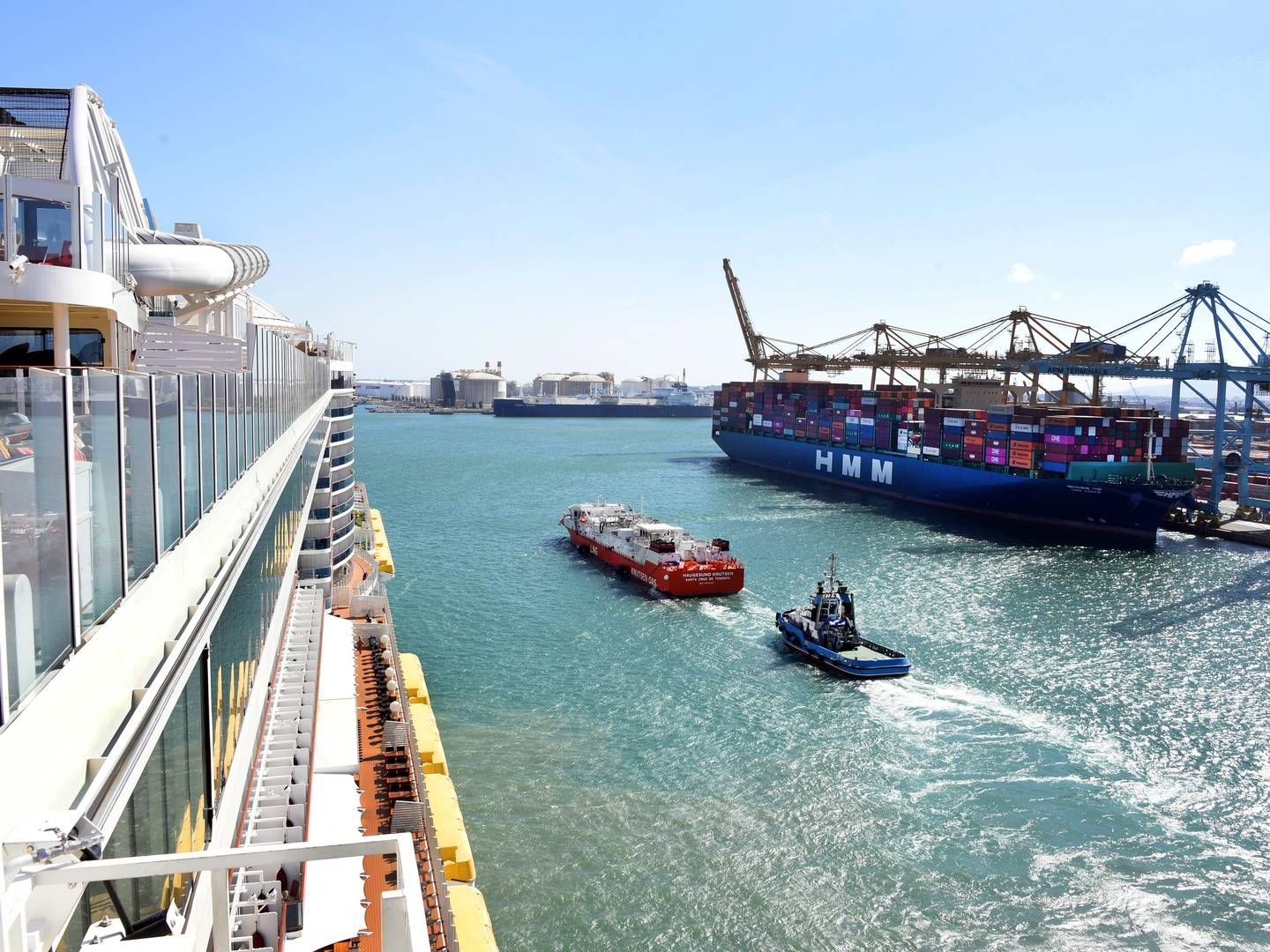 The Port of Barcelona is currently so overcrowded that Maersk recently warned its customers of increasing "yard desity" at the port. | Foto: Waltraud Grubitzsch/AP/Ritzau Scanpix