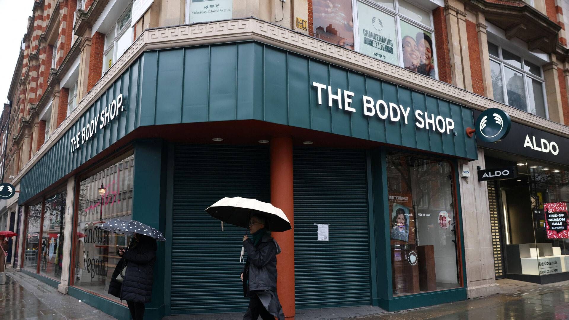 Det britiske The Body Shop-moderselskab, der gik i rekonstruktion i februar, har sat gang i en international domino-effekt at konkurser og rekonstruktioner. Den svenske kæde er nu også kollapset. | Foto: Hollie Adams/Reuters/Ritzau Scanpix