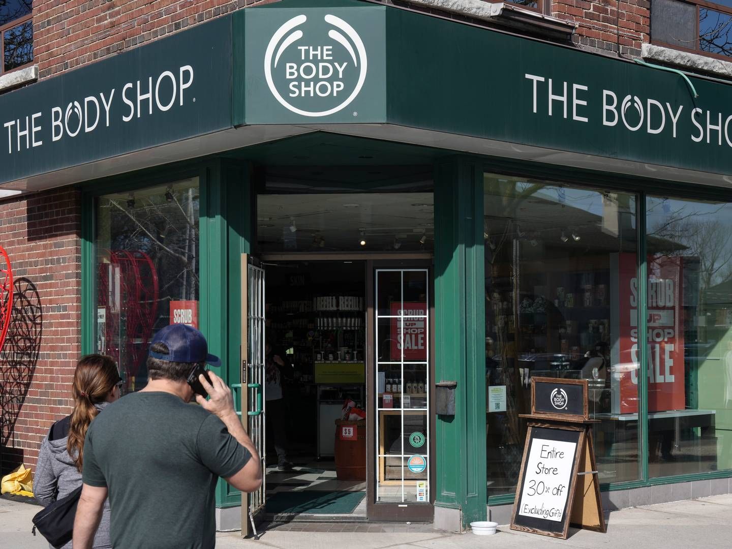 KRYMPER: The Body Shop blir stadig mindre internasjonalt. Butikkene i Sverige avvikles, kort tid etter at det samme skjedde i Canada. | Foto: Hollie Adams/Reuters/Ritzau Scanpix